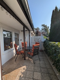 Blick auf die Terrasse