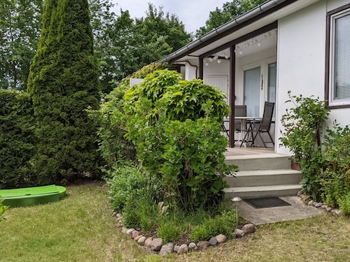 Frühstück auf der Terrasse - Haus/Bungalow Gestrandet